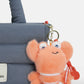 FLUFFY LOBSTER CHARM - peach 9012
