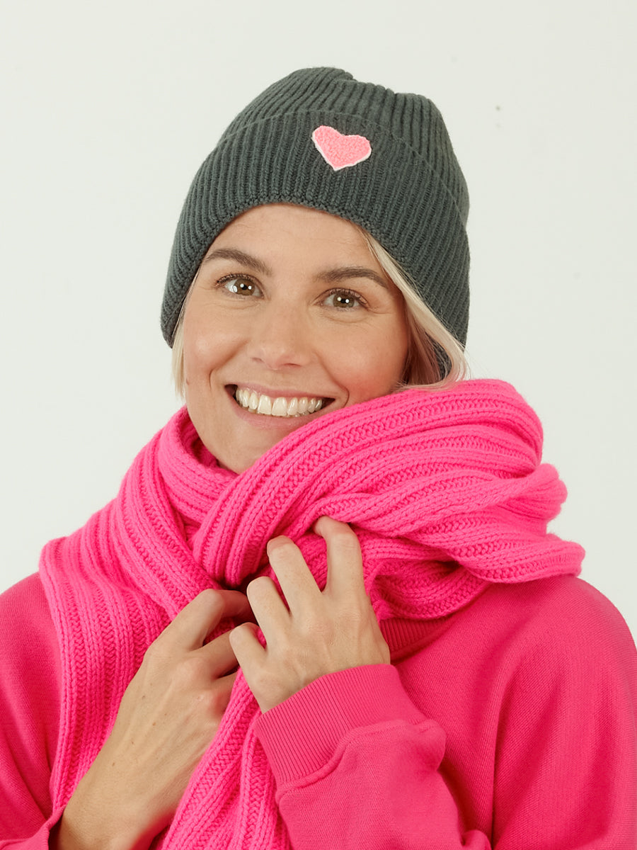 UNIO Hamburg MÜTZEN LILLE HEART neon pink