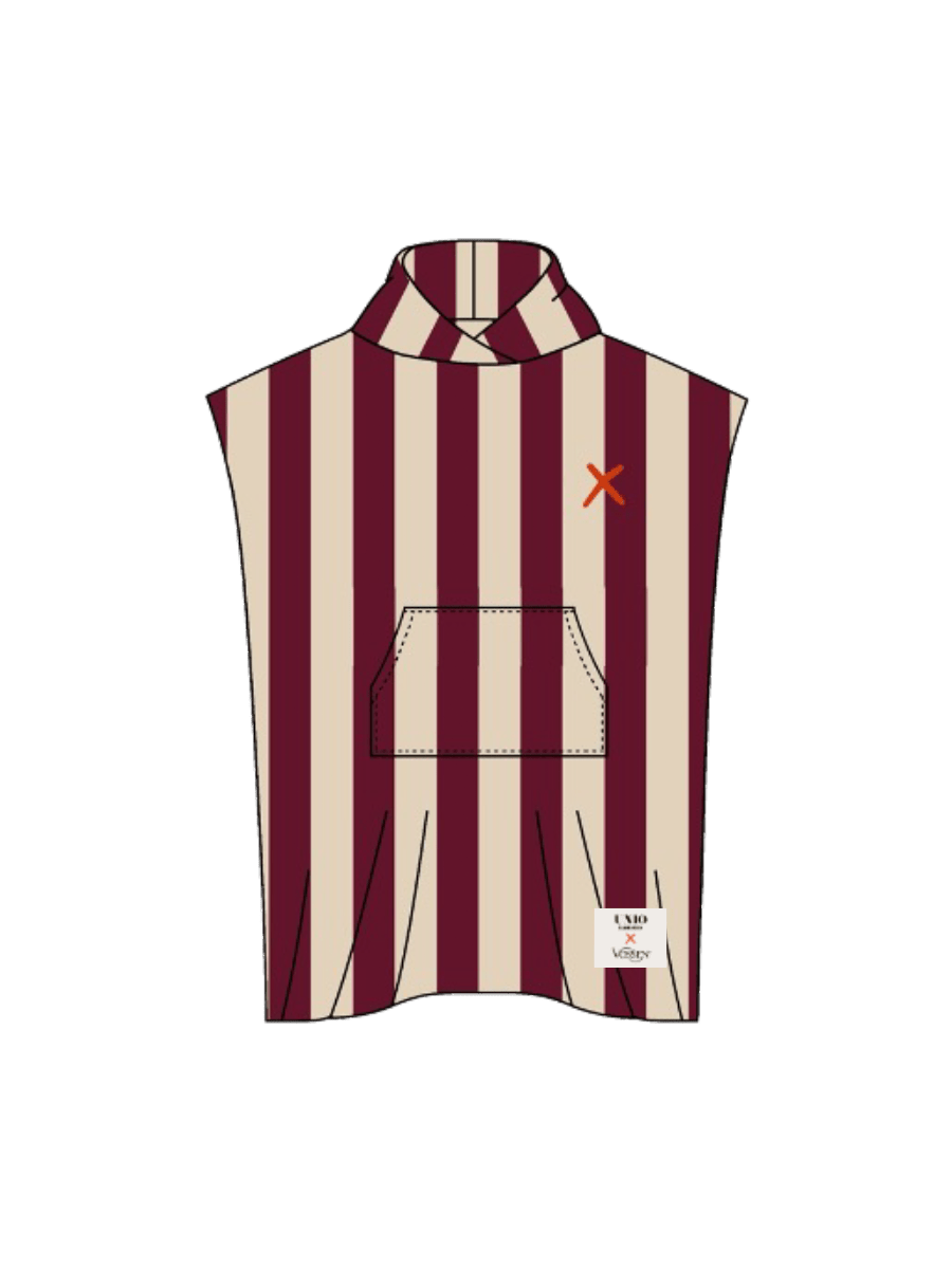 UNIO Hamburg FROTTIER NISIDA - PONCHO STRIPE