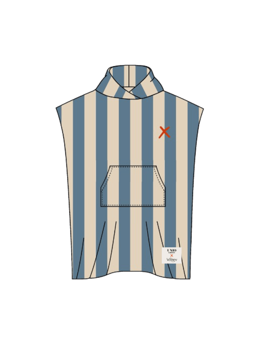 UNIO Hamburg FROTTIER NISIDA - PONCHO STRIPE