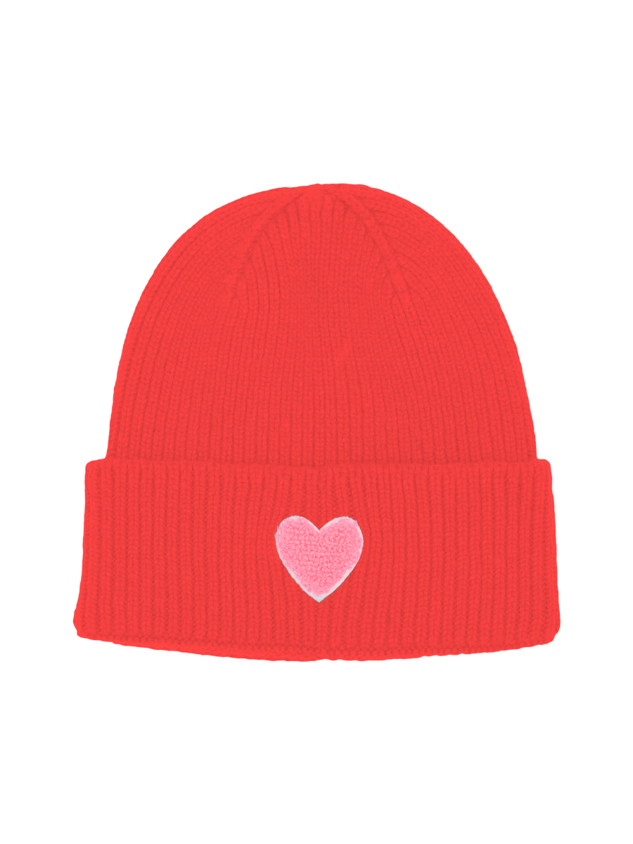 UNIO Hamburg MÜTZEN LUND Heart neon pink