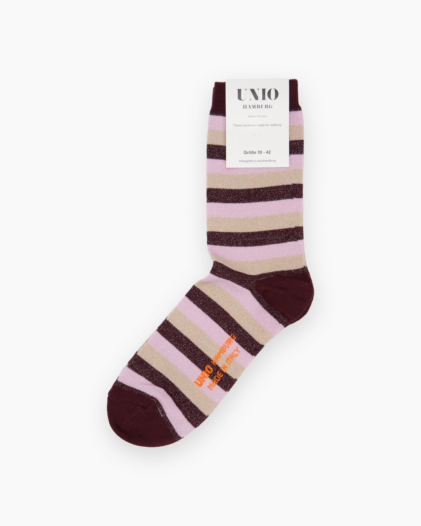 UNIO Hamburg Socken GLAM STRIPE