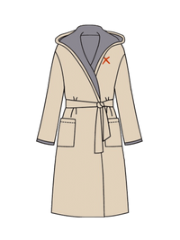 UNIO Hamburg FROTTIER VIVARA - KAPUZENMANTEL