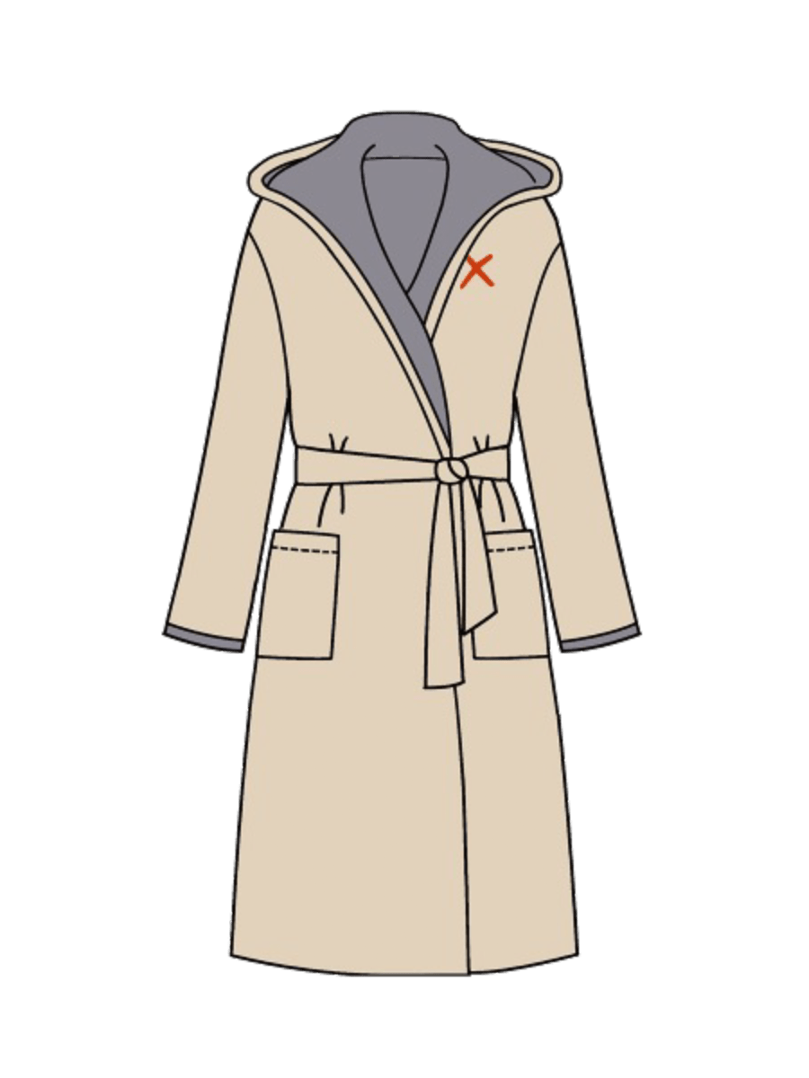 UNIO Hamburg FROTTIER VIVARA - KAPUZENMANTEL