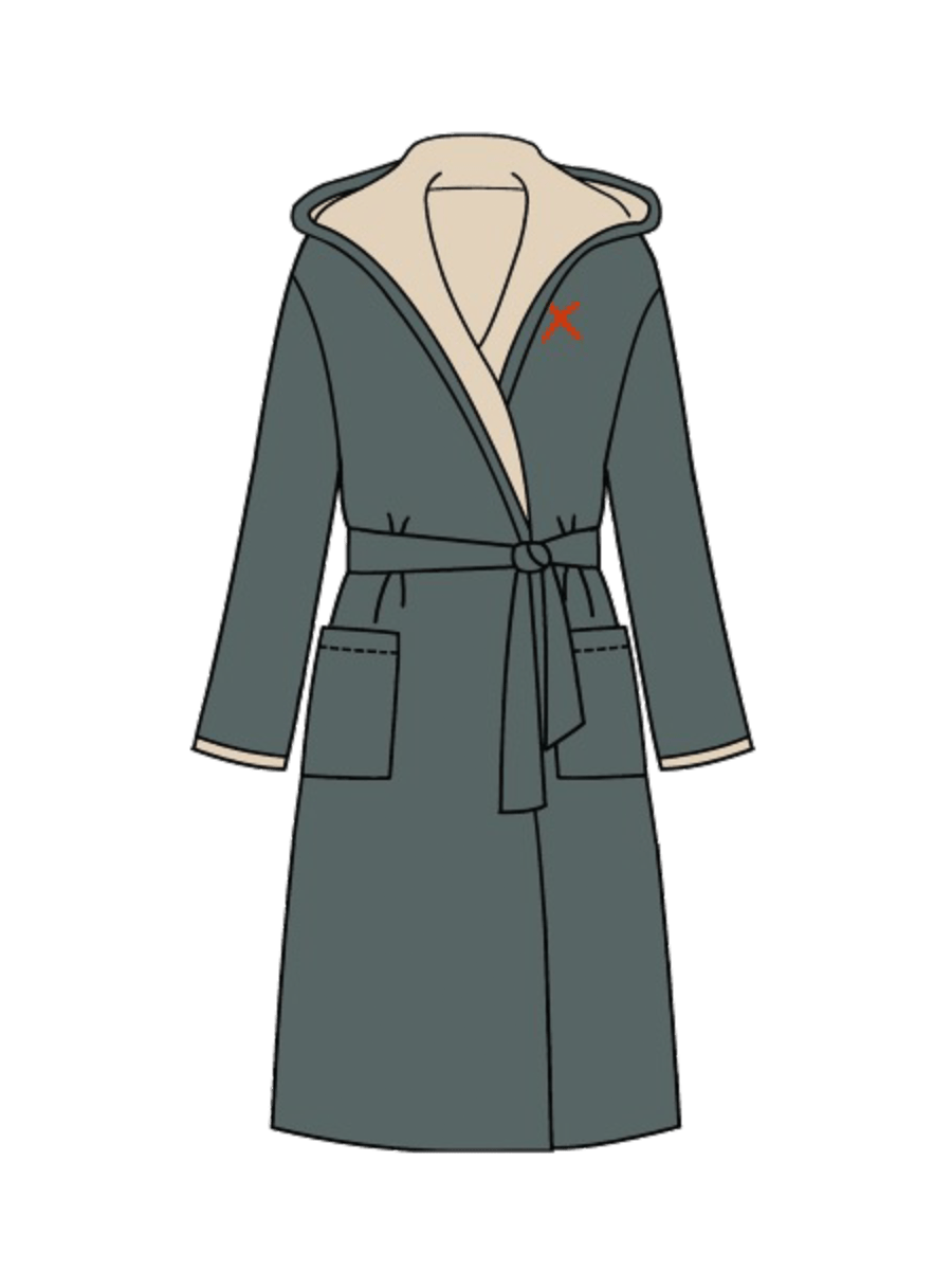 UNIO Hamburg FROTTIER VIVARA - KAPUZENMANTEL